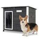 Spruce Wood Dog House with Opening Roof – Small or Large – S – view 4