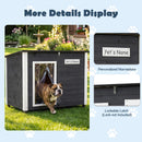 Spruce Wood Dog House with Opening Roof – Small or Large – S – view 9