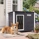 Spruce Wood Dog House with Opening Roof – Small or Large – S – view 10