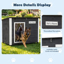 Spruce Wood Dog House with Opening Roof – Small or Large – L – view 10
