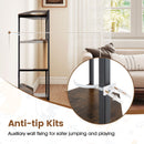 156 cm Corner Cat Tower with Condo and Metal Frame – view 9