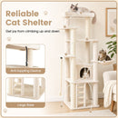 194 cm Cat Tower with Condo and Climbing Ladder – view 10