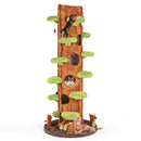 230 cm Tree-Trunk Cat Tower with Four Condos – view 2