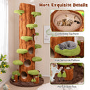 230 cm Tree-Trunk Cat Tower with Four Condos – view 9