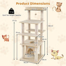 148 cm Cat Tower with Swaying Condo and Padded Perch – view 5