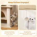148 cm Cat Tower with Swaying Condo and Padded Perch – view 8