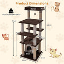 148 cm Cat Tower with Swaying Condo and Padded Perch – view 5