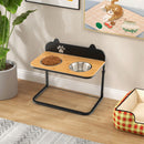 Adjustable Raised Dog Feeder with Two Stainless Steel Bowls – view 6