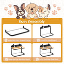 Adjustable Raised Dog Feeder with Two Stainless Steel Bowls – view 9
