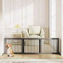 56 cm High Sliding Wooden Pet Gate – view 1