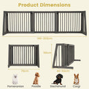 56 cm High Sliding Wooden Pet Gate – view 5