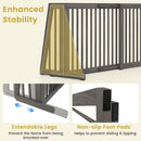 56 cm High Sliding Wooden Pet Gate – view 7