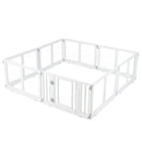 Eight-Panel Clear Pet Playpen with Locking Door – view 4