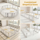 Eight-Panel Clear Pet Playpen with Locking Door – view 8
