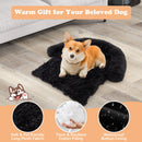 Black Plush Dog Couch Cover Bed – Small or Medium – view 4