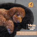 Black Plush Dog Couch Cover Bed – Small or Medium – view 5