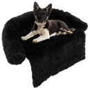 Black Plush Dog Couch Cover Bed – Small or Medium – view 2
