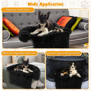 Black Plush Dog Couch Cover Bed – Small or Medium – view 9