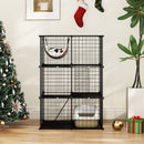 107 cm Three-Tier Cat Enclosure with Hammock – view 1