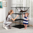 107 cm Three-Tier Cat Enclosure with Hammock – view 2