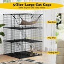 107 cm Three-Tier Cat Enclosure with Hammock – view 6