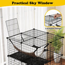 107 cm Three-Tier Cat Enclosure with Hammock – view 8