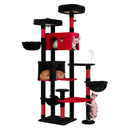 190 cm Gothic Cat Tower with Two Condos and Two Perches – view 3
