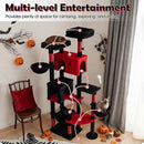 190 cm Gothic Cat Tower with Two Condos and Two Perches – view 6