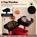 190 cm Gothic Cat Tower with Two Condos and Two Perches – view 8