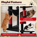 190 cm Gothic Cat Tower with Two Condos and Two Perches – view 11