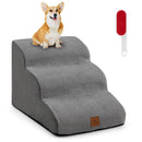 40 cm Three-Tier Foam Pet Steps with Washable Cover – Grey view 3