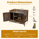 80 cm Cat Litter Cabinet with Barn-Style Doors – view 5