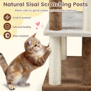 72 cm Cat Steps with Four Platforms and Padded Perch – view 7