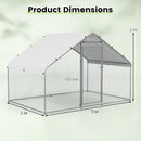 Walk-In Chicken Run with PE Canopy – Three Sizes – view 5