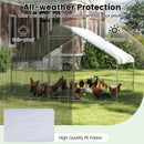 Walk-In Chicken Run with PE Canopy – Three Sizes – view 6