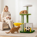 100 cm Soccer-Themed Cat Tower with Hammock – view 2