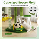 100 cm Soccer-Themed Cat Tower with Hammock – view 7