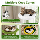 100 cm Soccer-Themed Cat Tower with Hammock – view 8