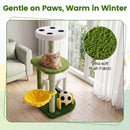 100 cm Soccer-Themed Cat Tower with Hammock – view 9