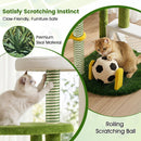100 cm Soccer-Themed Cat Tower with Hammock – view 10
