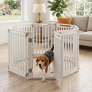 81 cm High Modular Dog Playpen – 8, 10 or 12 Panels – White / 8-Panel – view 2