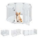 81 cm High Modular Dog Playpen – 8, 10 or 12 Panels – White / 8-Panel – view 4