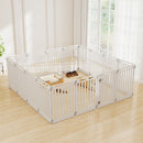 81 cm High Modular Dog Playpen – 8, 10 or 12 Panels – White / 8-Panel – view 6