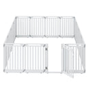 81 cm High Modular Dog Playpen – 8, 10 or 12 Panels – White / 8-Panel – view 7