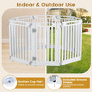 81 cm High Modular Dog Playpen – 8, 10 or 12 Panels – White / 8-Panel – view 10