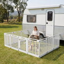 81 cm High Modular Dog Playpen – 8, 10 or 12 Panels – White / 10-Panel – view 2