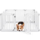 81 cm High Modular Dog Playpen – 8, 10 or 12 Panels – White / 10-Panel – view 4