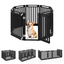81 cm High Modular Dog Playpen – 8, 10 or 12 Panels – Black / 8-Panel – view 4