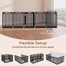 81 cm High Modular Dog Playpen – 8, 10 or 12 Panels – Black / 8-Panel – view 7