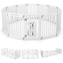 81 cm High Modular Dog Playpen – 8, 10 or 12 Panels – White / 12-Panel – view 3